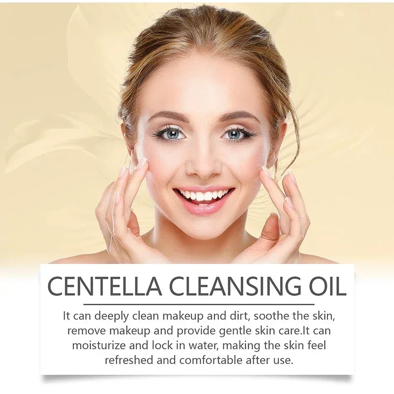 Centella Asiatica Makeup Remover Lightweight Refreshing And Gentle Face Cleansing Oil Lip And Eye Cosmetic Removal Cleaning