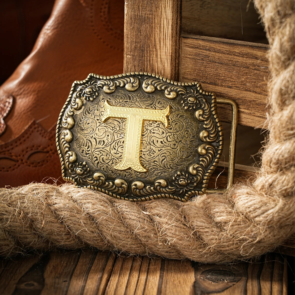 Western style letter motherboard buckle belt buckle head belt buckle head one