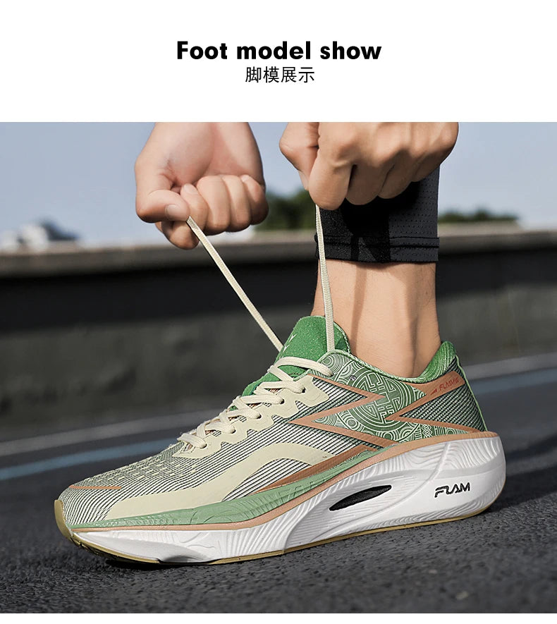 Carbon Plate Marathon Men Sports Running Shoes Air Cushion Lightweight Women Athletic Gym Sneakers Hiking Jogging Footwear