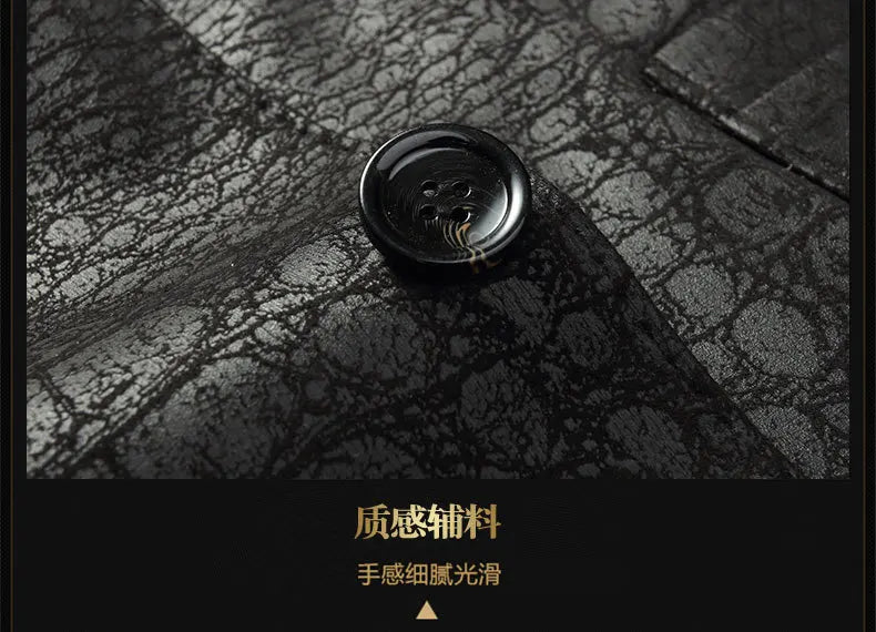 Spring Autumn New Suit Men Clothing Leather Jacket Male Leather Clothes PU Leather Coat Men's Suit Chaqueta Hombre FCY