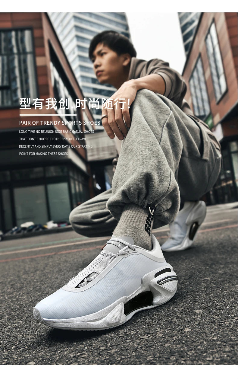 UrbanFlex™ Breathable Height-Lift Sneakers – Men's Casual Athletic Trainers