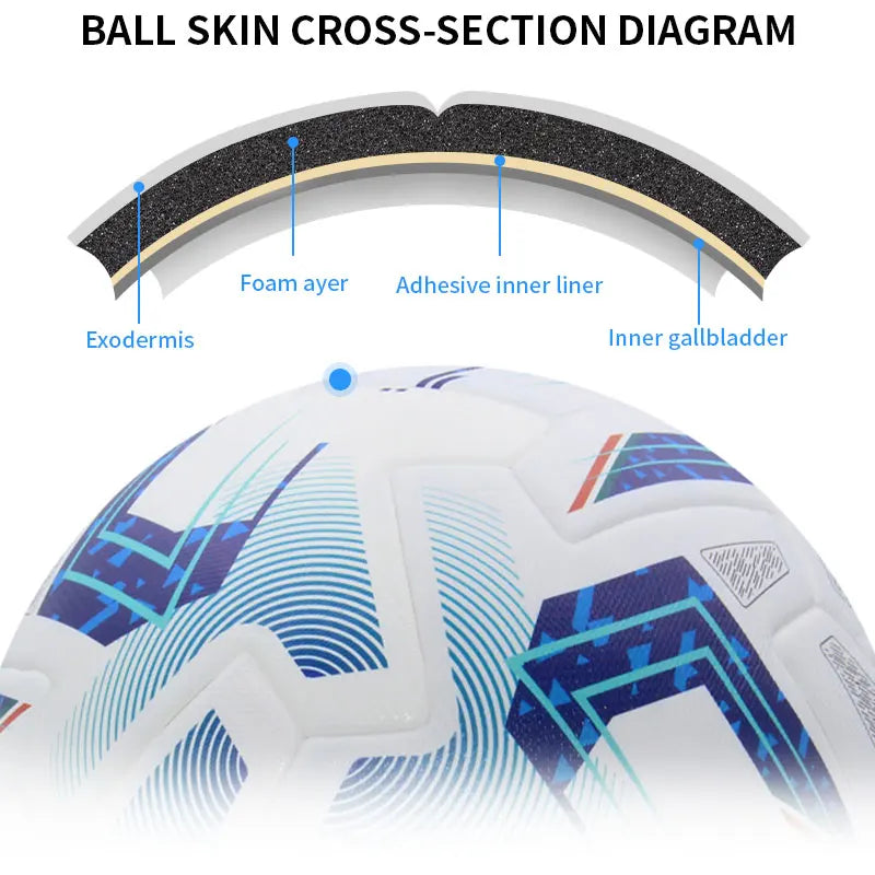 Soccer Ball Professional Standard Official Size 5 Seamless Football Soft PU Wear Resistant High Quality Match Training Balls
