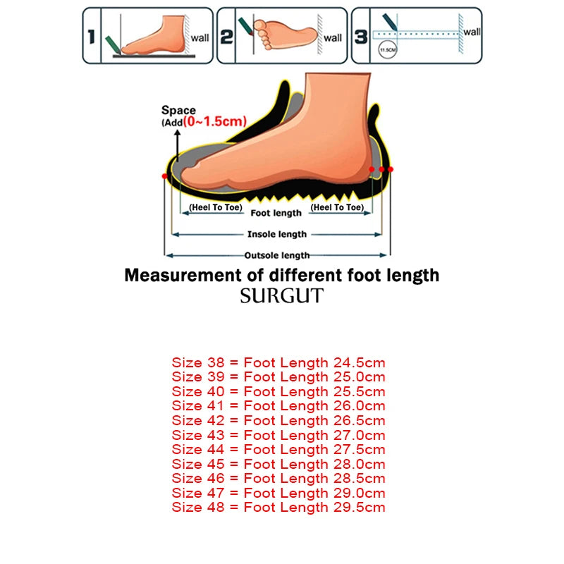 SURGUT Hot Sale New Fashion Summer Leisure Beach Men Shoes High Quality Leather Sandals The Big Yards Men's Sandals Size 38-48
