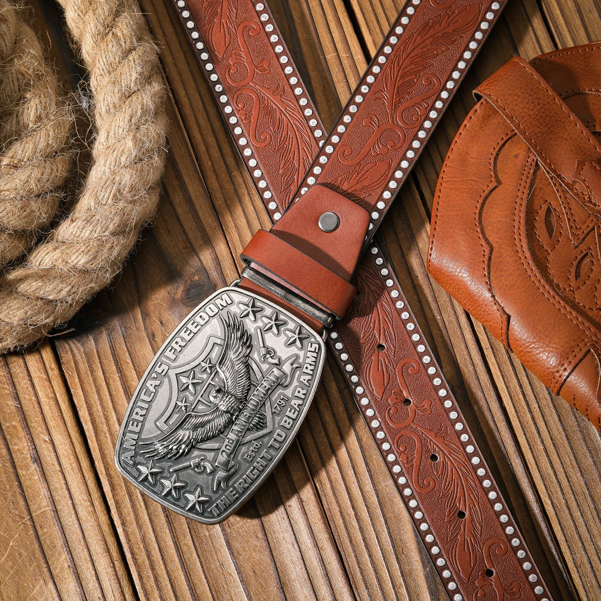 A casual and retro belt, a waist accessory for Western-style clothing, metal buckle, PU belt, suitable for both men and women