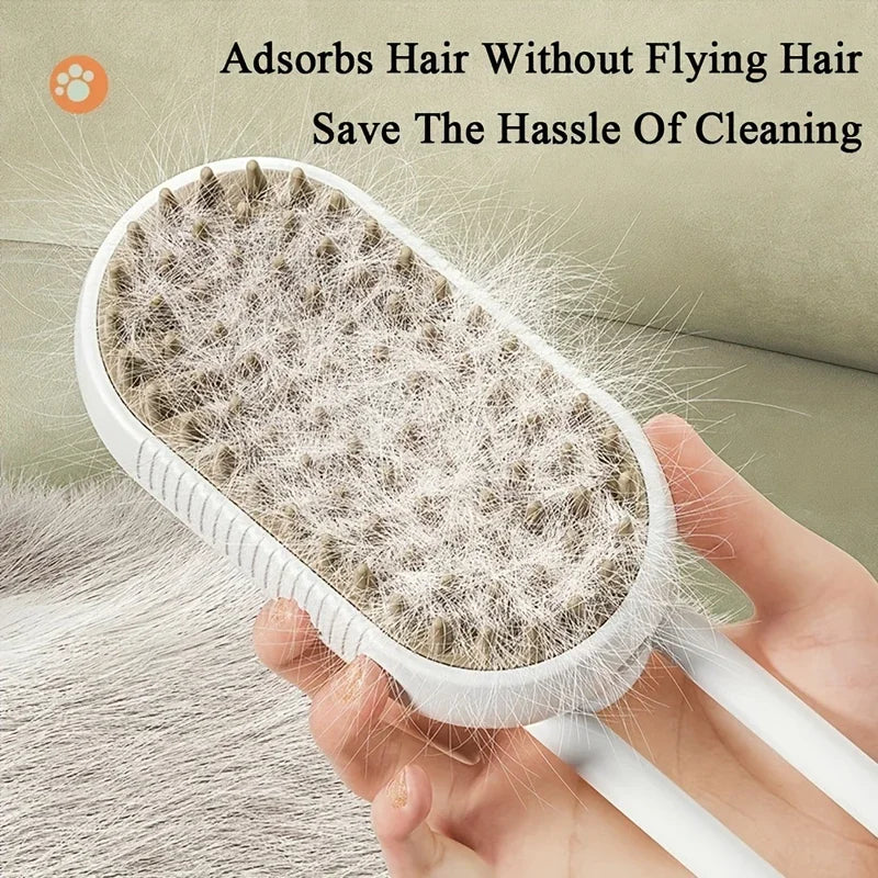 3 in 1 Pet Brush Cat Steam Brush Comb Dog Brush Electric Spray Cat Hair Brushes Massage Pet Grooming Hair Removal Combs