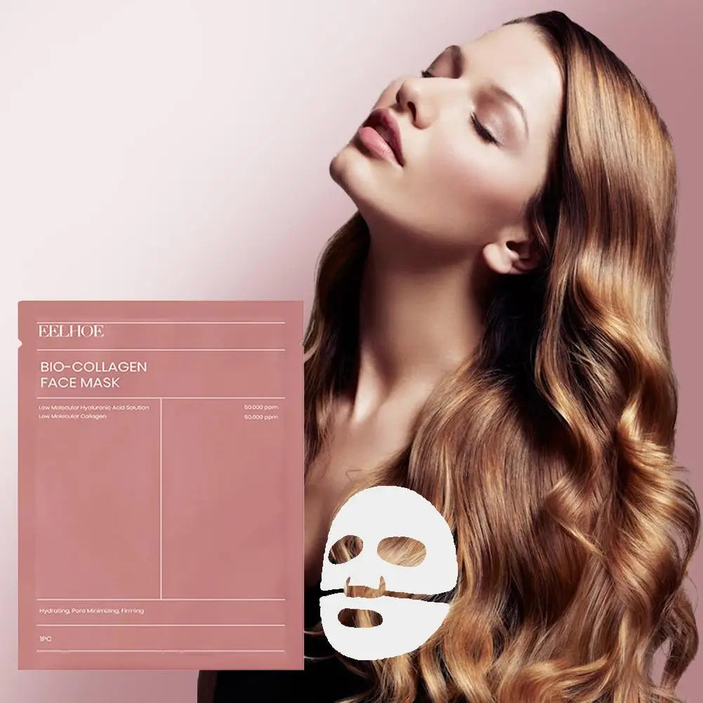 Bio-Collagen Face Mask Collagen Protein Hydrogel Soft Gel Mask Deep Moisturizing For Women Skin Care Products