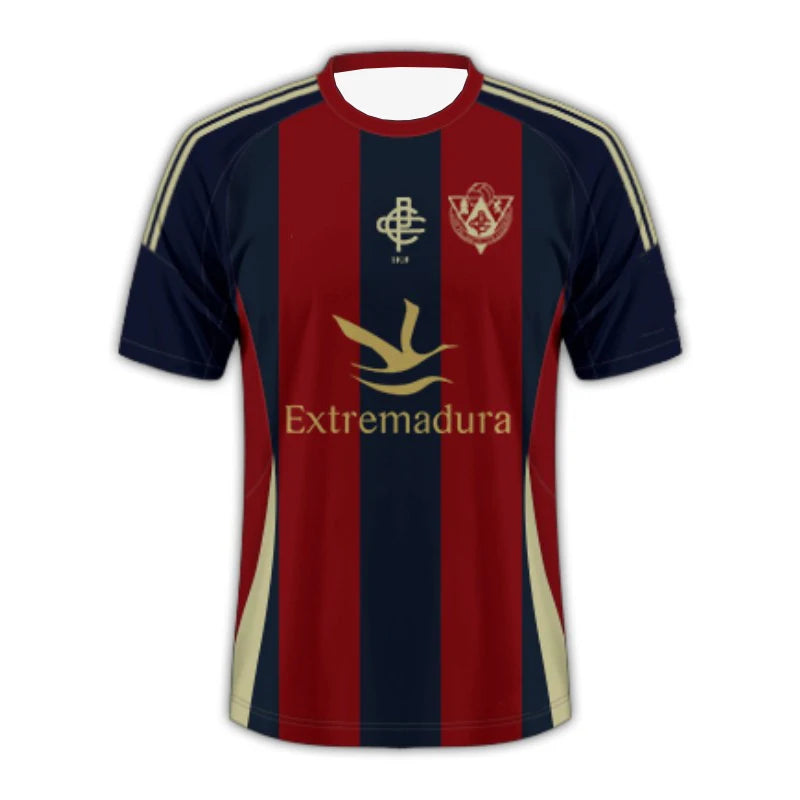 CP Cacereo 2024-25 Home Kit Football Women Breathable and Comfortable Football Shirt Women T-shirt Comfortable and Breathable