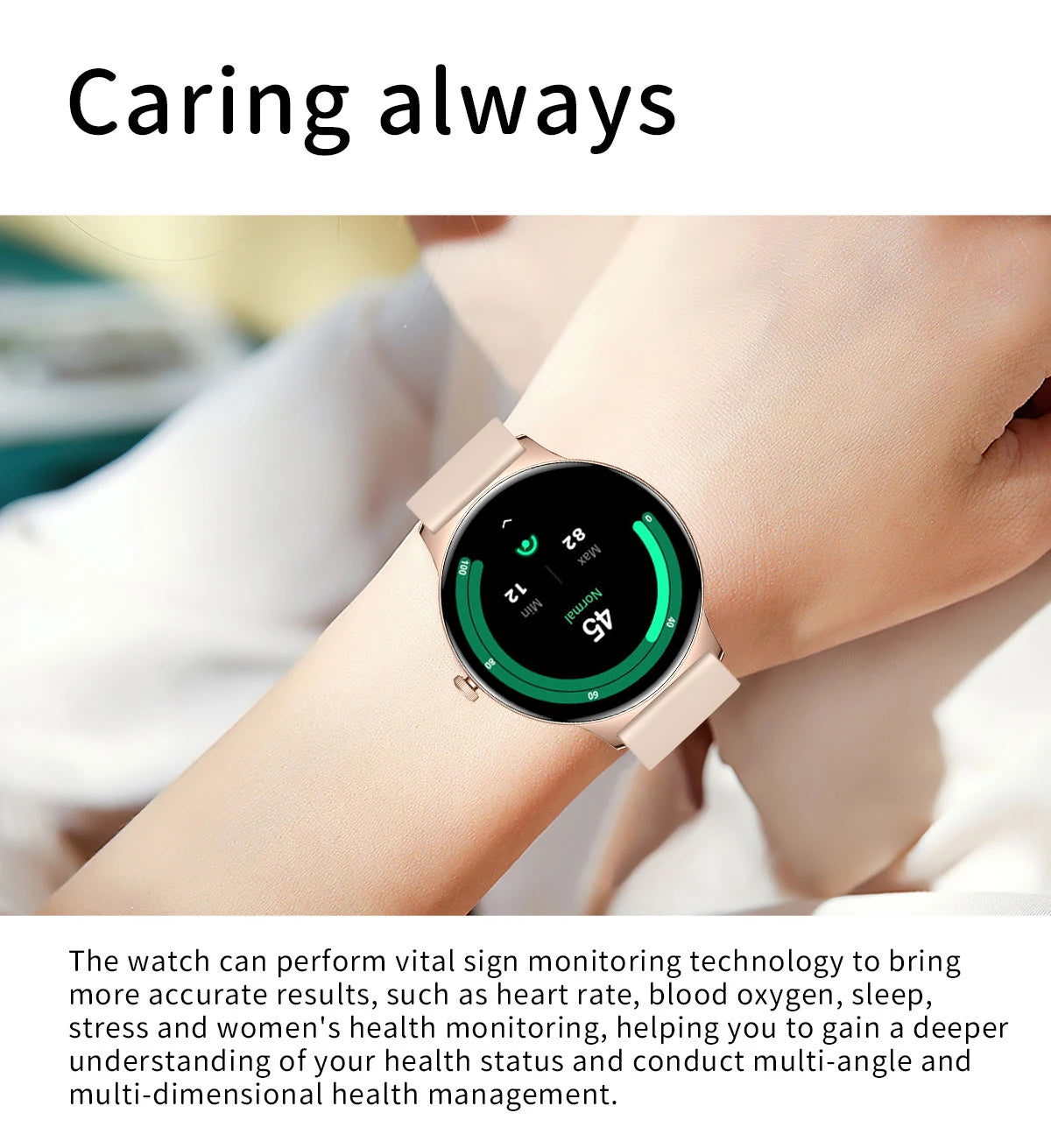 LIGE New 1.43" Bluetooth Call Smartwatch Women Men 466*466 AMOLED Full touch Screen Women Smartwatches Ladies For Android ios