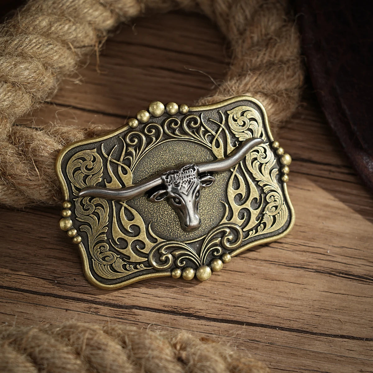 Western Belt Buckle Initial Vintage-Cowboy Rodeo Silver Large Belt Buckle for Men Women