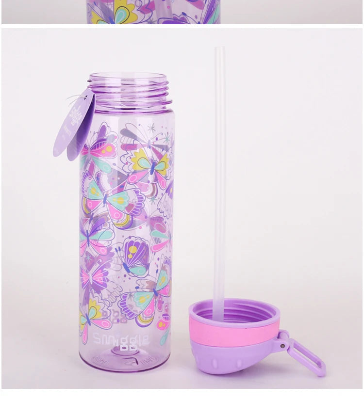 Smiggle Children School Supplies Butterfly Series School Bag Pencil Box Lunch Bag Water Cup Anime Backpack Student Gift