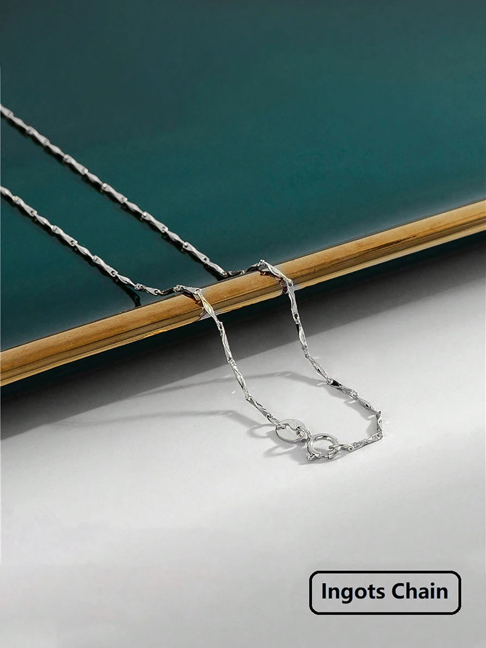 GRA 18K Gold Minimalist Box Snake Chain Necklace for Women Gift 40cm 45cm Choker Real 925 Sterling Silver Fashion Fine Jewelry