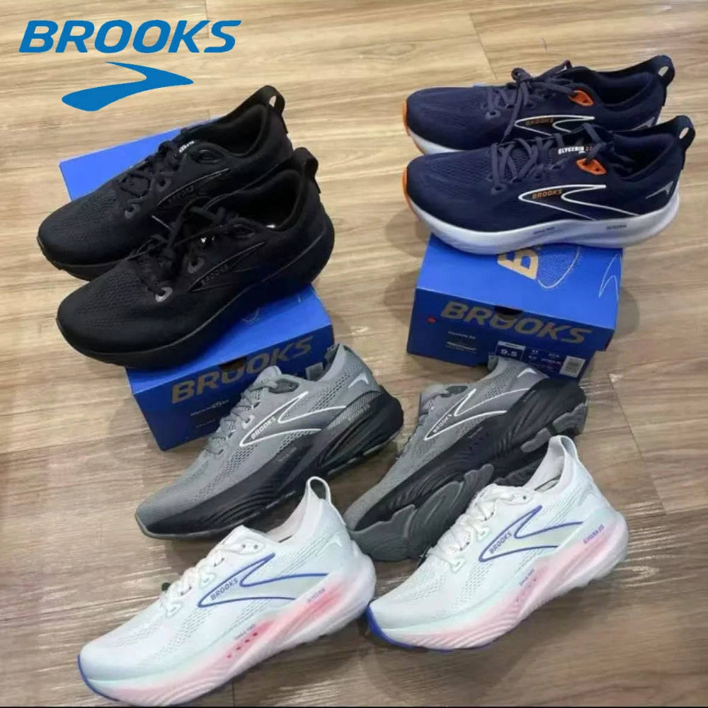 Brooks Glycerin 22 Running Shoes Men Women DNA Tuned Dual Density Cushioning Road Training Sneakers