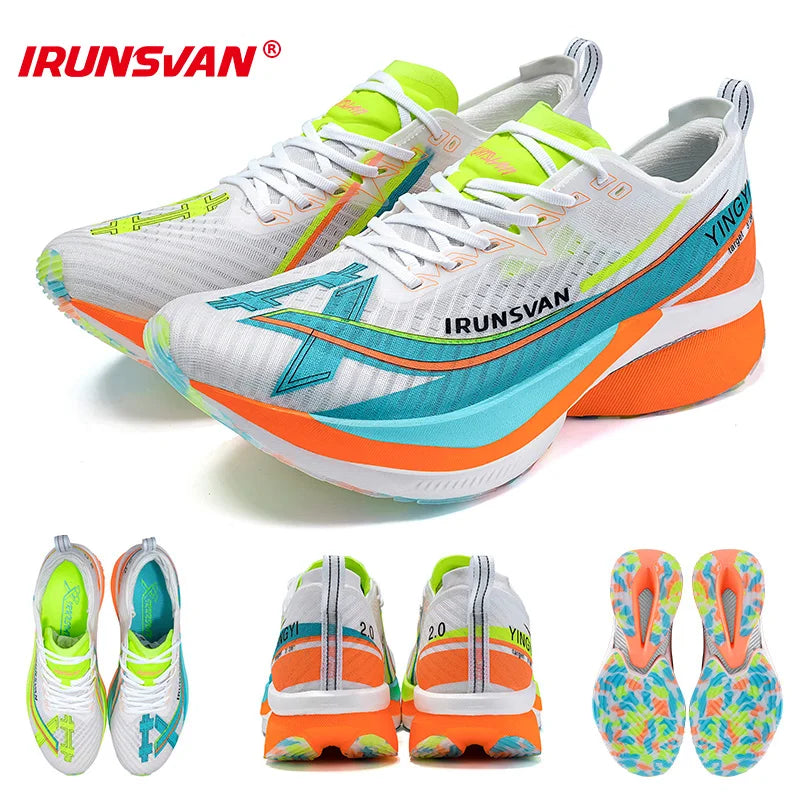 IRUNSVAN Shadow Wing 2.0 Carbon 2024 Sport Shoes Original Trendy Casual Sneakers Outdoor Marathon Running Shoes Men Unisex