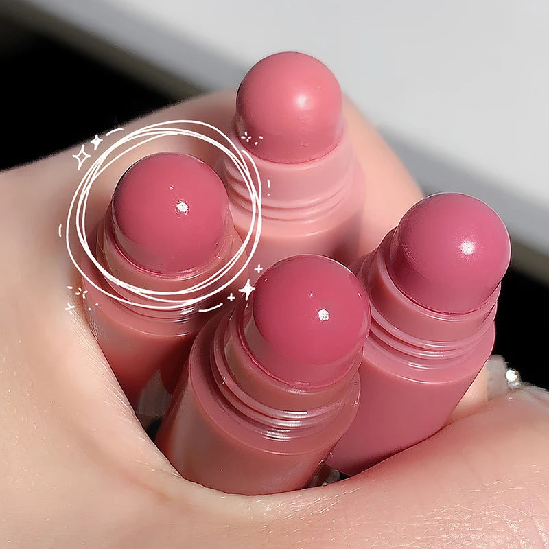 Mini Lipstick Set Matte 4 Colors Lipstick Combination 4 Sections Velvet Grapefruit Red Lip Pigment Non-stick Cup Lip Gloss kit
