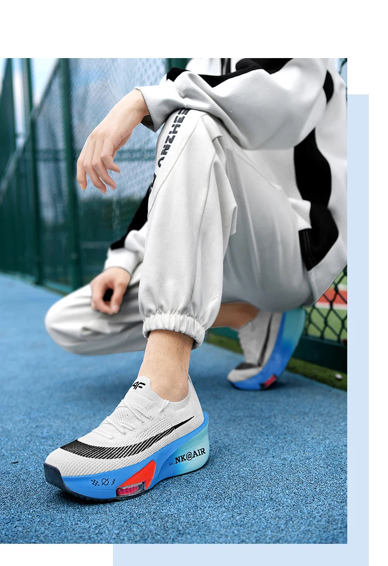 Running Shoes Speciality Air cushion Marathon Men Sports Breathable Lightweight Women's Comfortable Athletic Nonskid Sneakers
