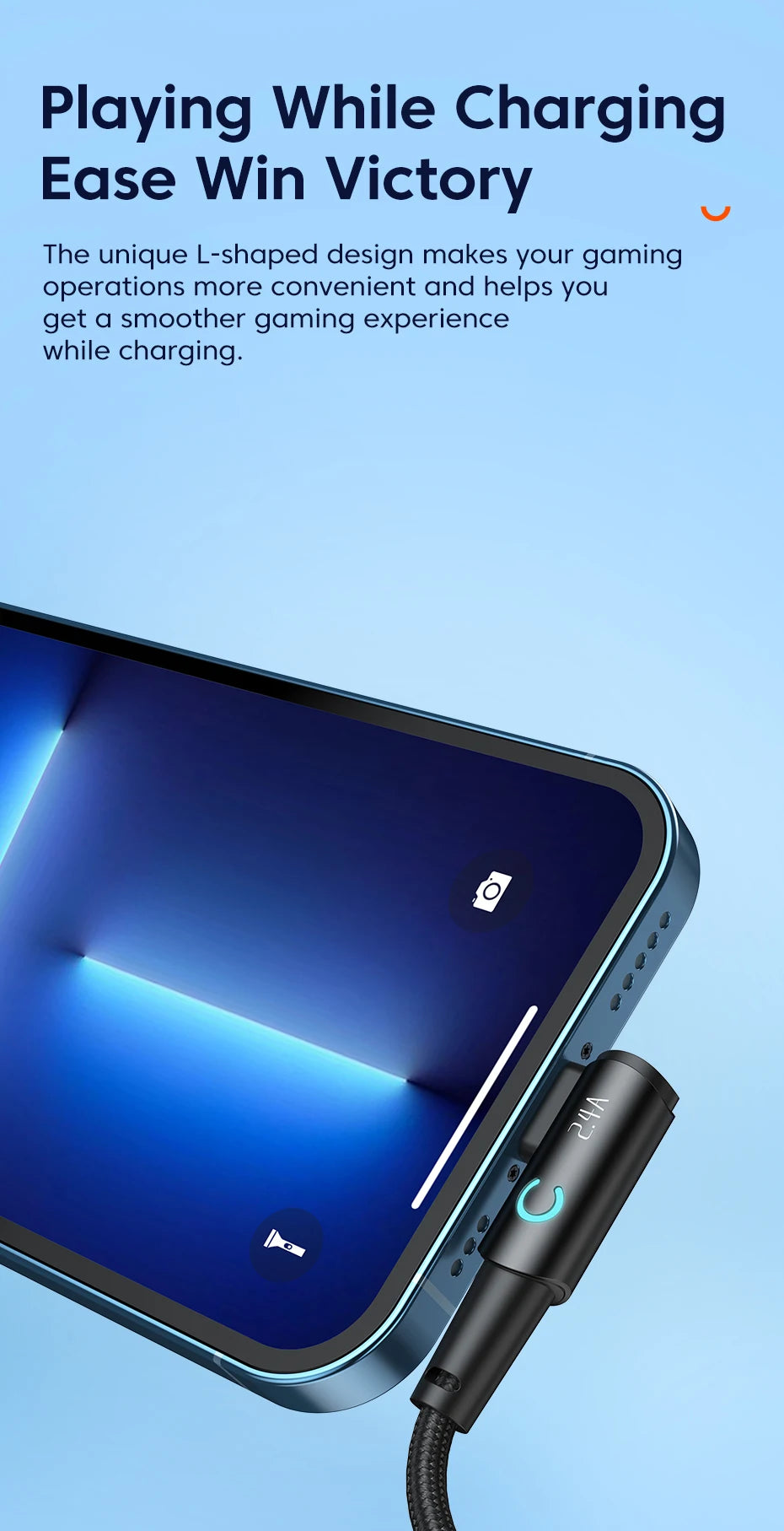 كابل Toocki USB لهاتف iPhone 14 13 12 11 Pro Max شاحن سريع كابل Lightning سلك USB لهاتف iPhone 12 11 X XR 8 7