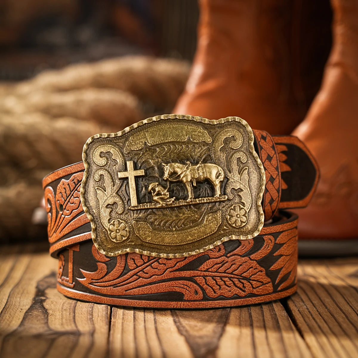 Vintage meets fashion! Alloy buckle PU belt, suitable for both men and women, to create a personalized Western style