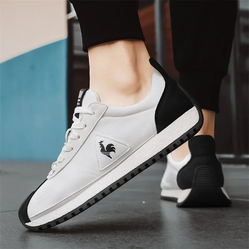 Official-website 2025 Men's Casual Sneakers Summer Comfortable Breathable Lace-up Running Shoes Men's Outdoor Soft-soled Shoes