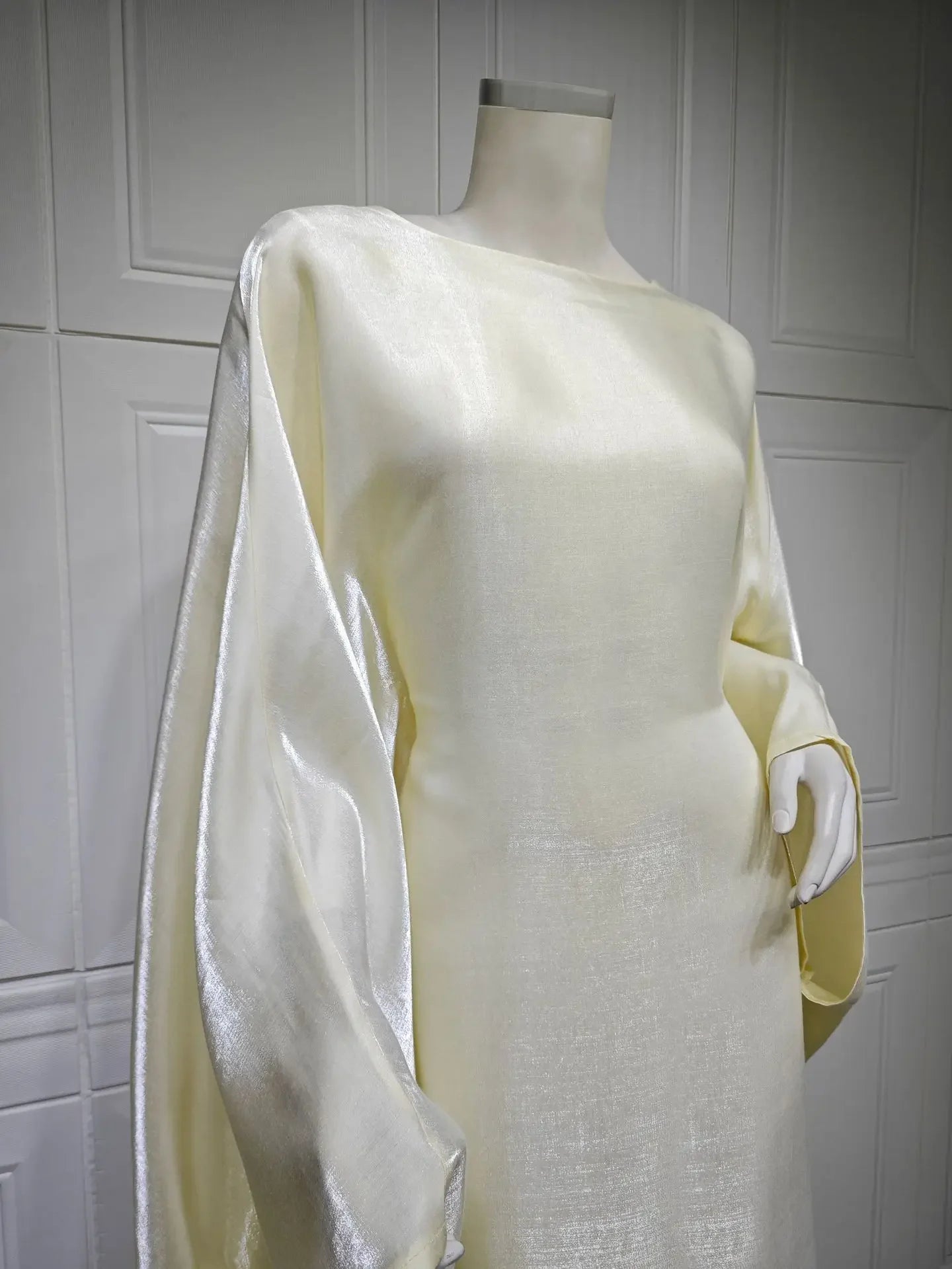 2024 Muslim Dress Women Summer Fashion Muslim Long Sleeve Satin Plus Size Long Abaya Kaftan Abaya Dubai Abaya Muslim Clothes