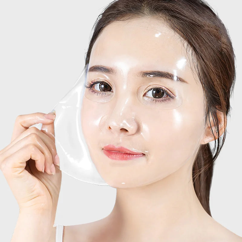 Pawn Crystal Collagen Facial Mask Moisture Hyaluronic Acid Jelly Transparent 10Pcs/Box