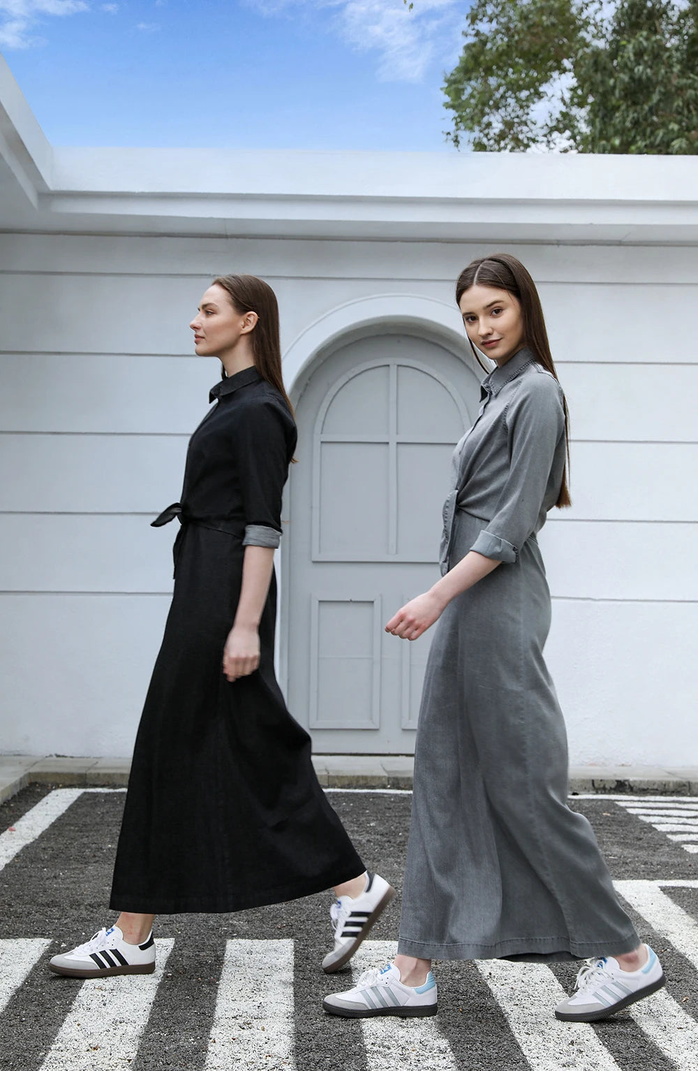 Denim Wrap Blouse & Slip Dress AP SS25 Women Lightweight