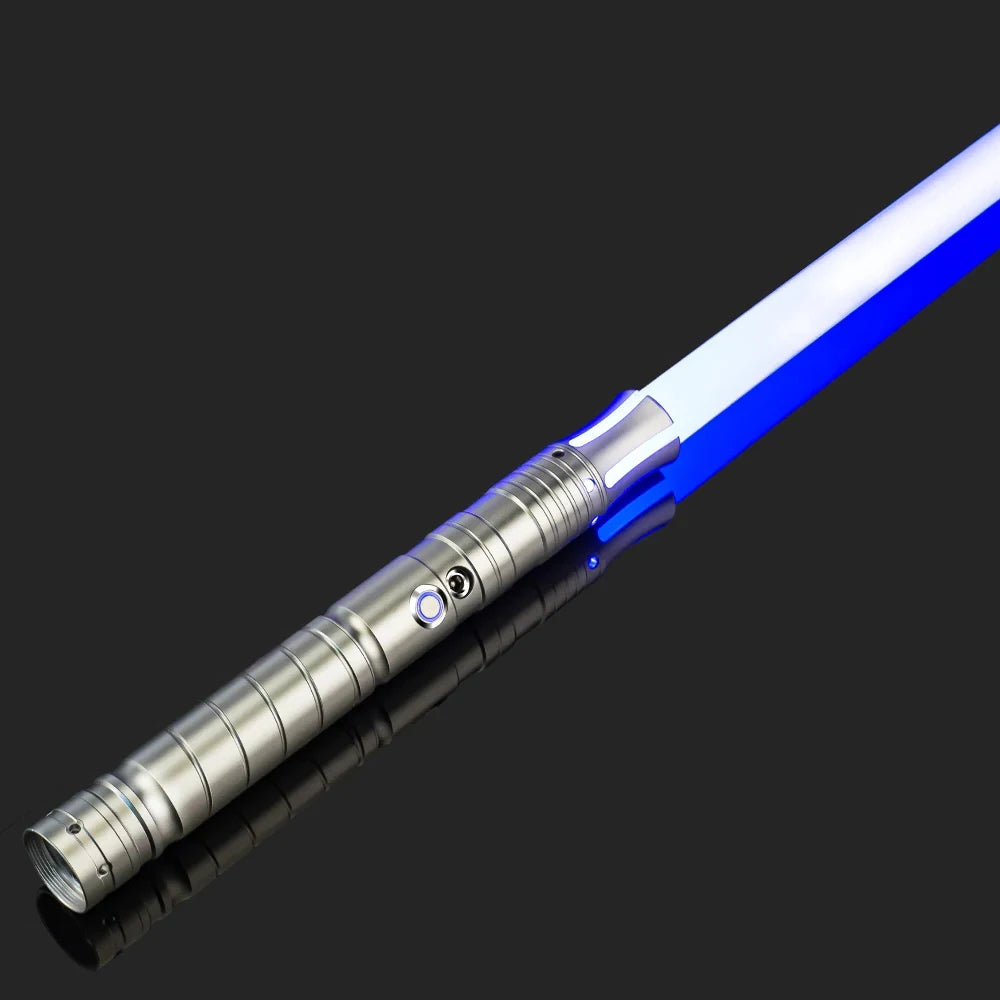 سيف ضوئي معدني RGB، مبارزة، تأرجح سلس، سيف ليزر، Sabre De Luz، 16 لونًا متغيرًا، 16 صوتًا، سلاح FOC Rave، لعبة وامضة