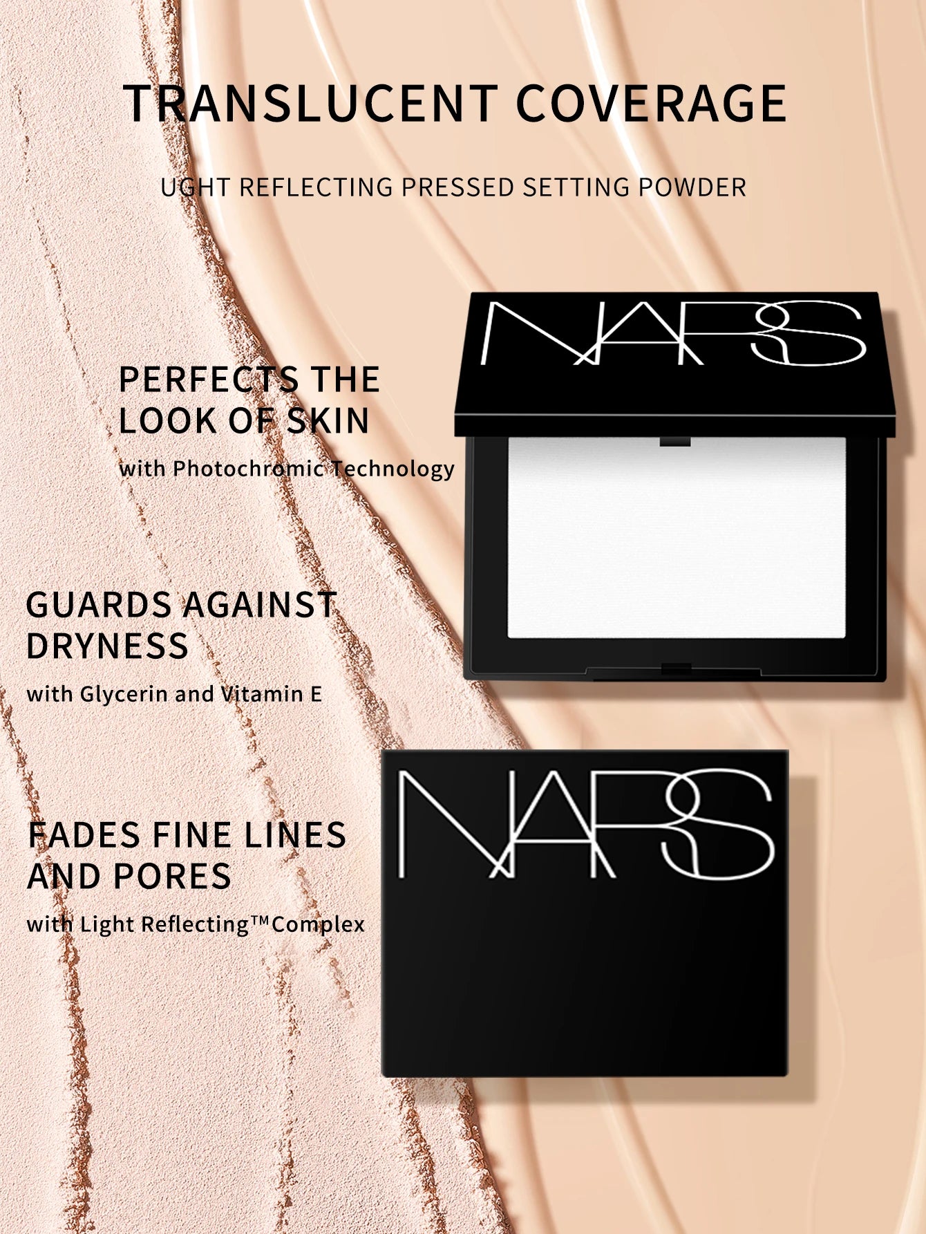 Nars Light Reflecting Setting Powder Pressed - 0.35 oz./10g