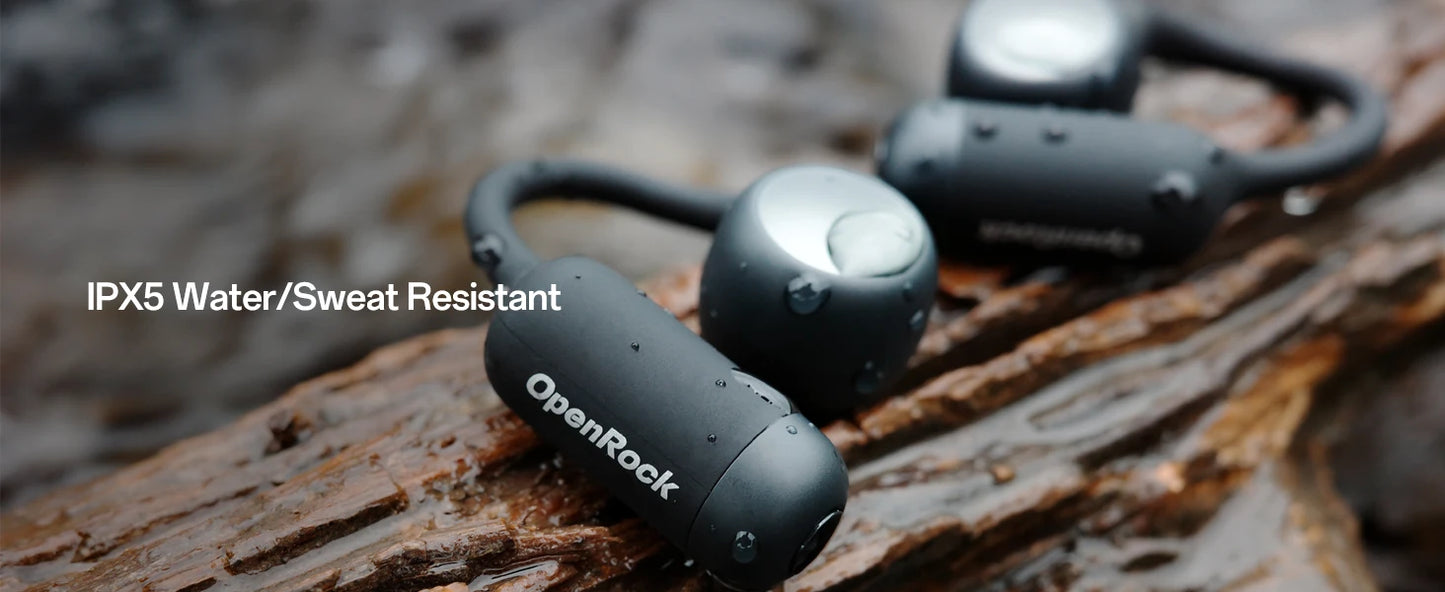OpenRock S2 Open Ear Bluetooth 6.0 Earphones Hi-Res LDAC Headphones IPX5 Wireless Sports Earbuds With AI ENC Mic OWS APP Support