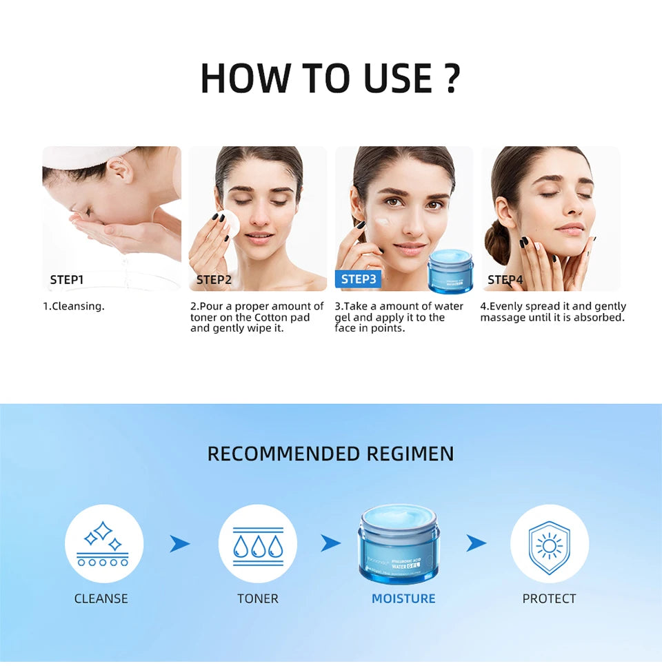 Hydro Boost Hyaluronic Acid Hydrating Face Moisturizer Gel-Cream to Hydrate and Smooth Extra-Dry Skin