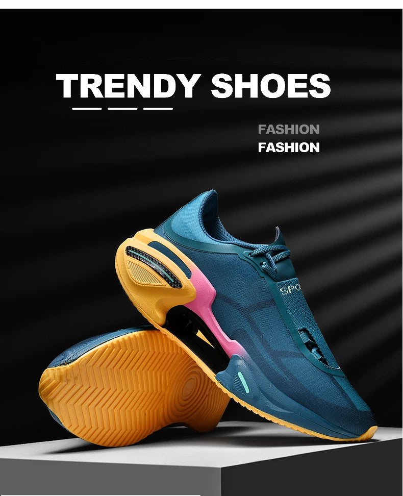 UrbanFlex™ Breathable Height-Lift Sneakers – Men's Casual Athletic Trainers