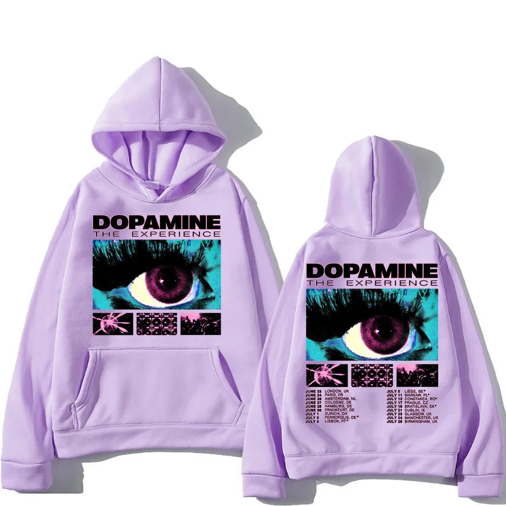 Rapper Lil Tecca New Hoodie Rapper Lil Tecca Dopamne The Experience Tour Pullover Women/Men Hip Hop Fashion Oversized Streetwear