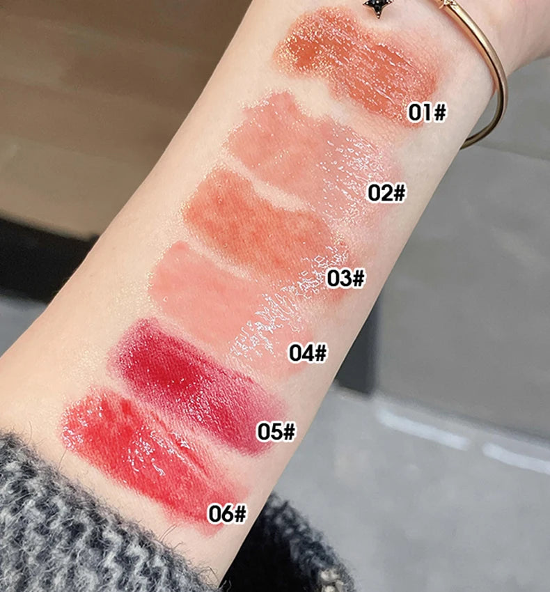 Gege bear flower words honey lipstick moisturizing mirror gloss jelly love lipstick lipstick pen