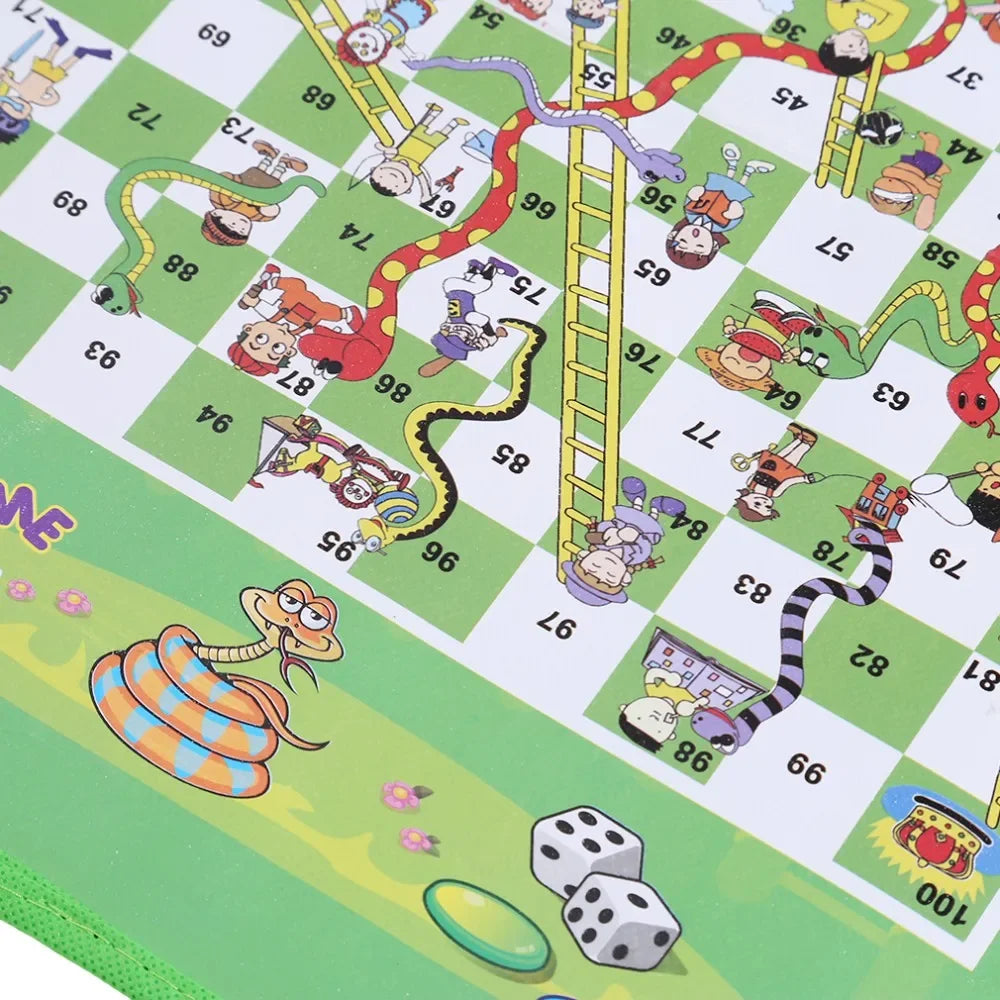 Kids Classic Flight Chess Game Ludo Chess Game Family Party Children Fun Board Game Toys Educational Toys for Children Fun Gifts