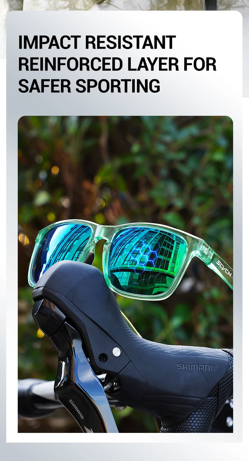 SCVCN Polarized Sunglasses Men MTB Cycling Glasses Outdoor Sports Bike UV400 Goggles Women Fishing Bicycle Cycling Glasses New