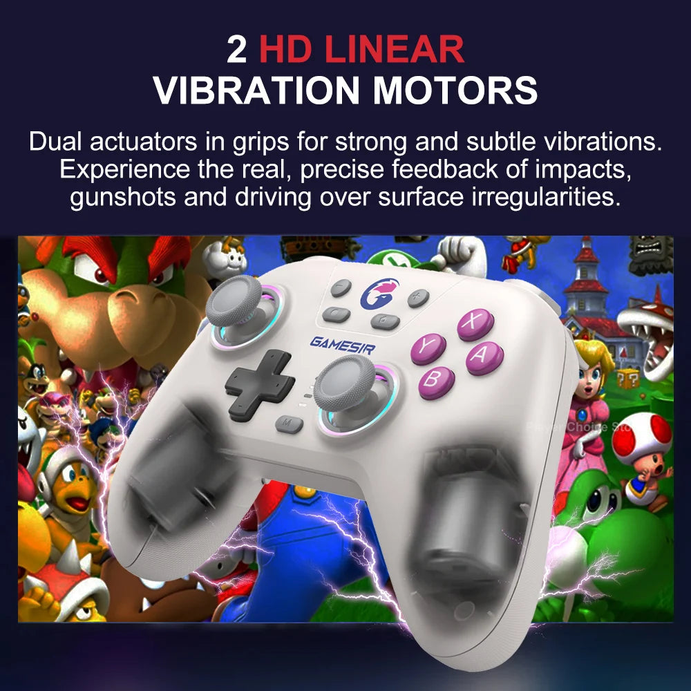 Gamesir Switch 2 Controller Nova PC Gamepads For Nintendo Switch 2/1 Steam Android IOS Gamer Hall Effective Sticks HD Rumble