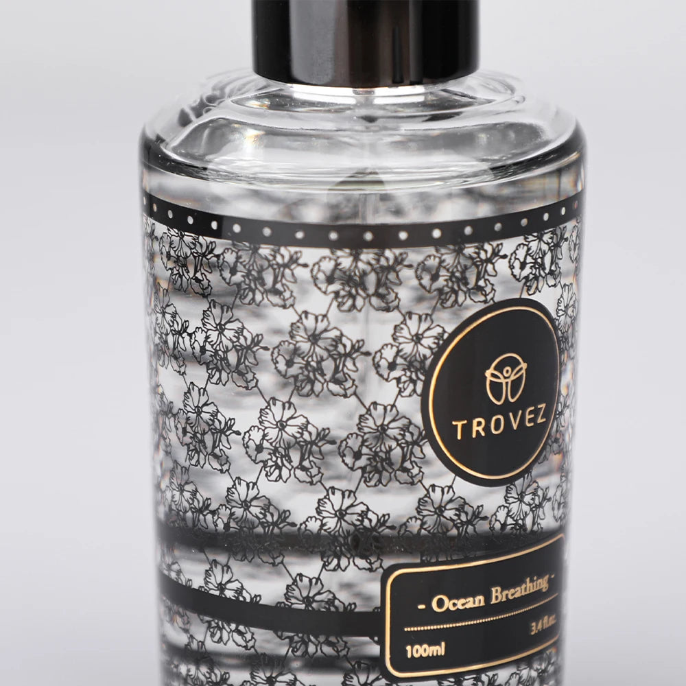 TROVEZ Ocean Breathing 100ml Perfume Elegant Fresh Fragrance Citrus Tone Unisex Perfume Long-lasting Scent Body Spray Scent Gift