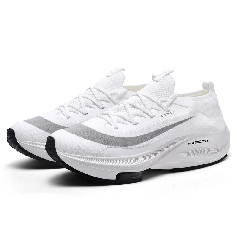 Outdoor Marathon Couple Sneaker Height Increasing Running Shoes for Men Original Soft Walking Tenis Boys Girls Sport Footwear 46