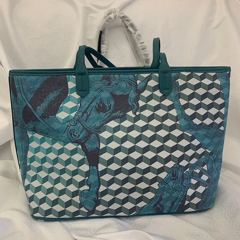 LOUP NOIR New Tote Bag for Women Famous Brands Bag Large Capacity Shoulder Women Bags High Quality Casual Totes LOUP NOIR Bag