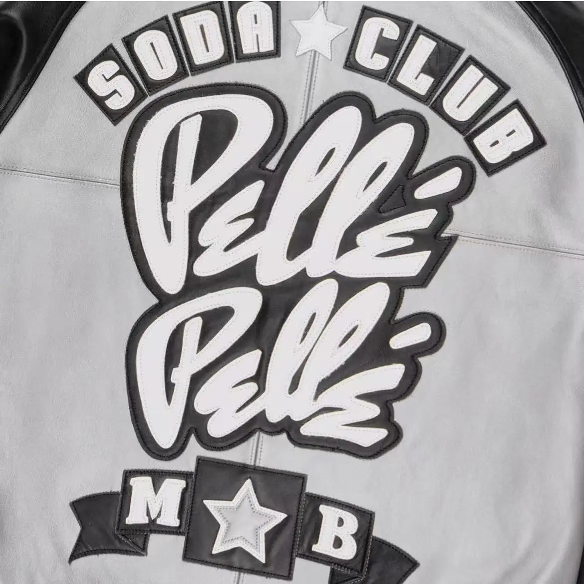 2025 Spring New Classic Soda Club Plush Jacket Europe Imported Lamb Skin Jacket Double Leather Embroidered Men's Leather Coat