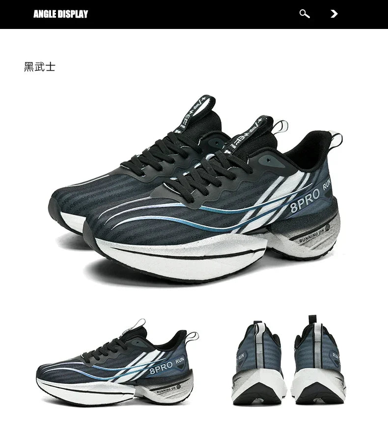 Marathon Sports Running Shoes Men Breathable Lightweight Women's Comfortable Athletic Nonskid Leisure Outdoor Hiking Sneakers
