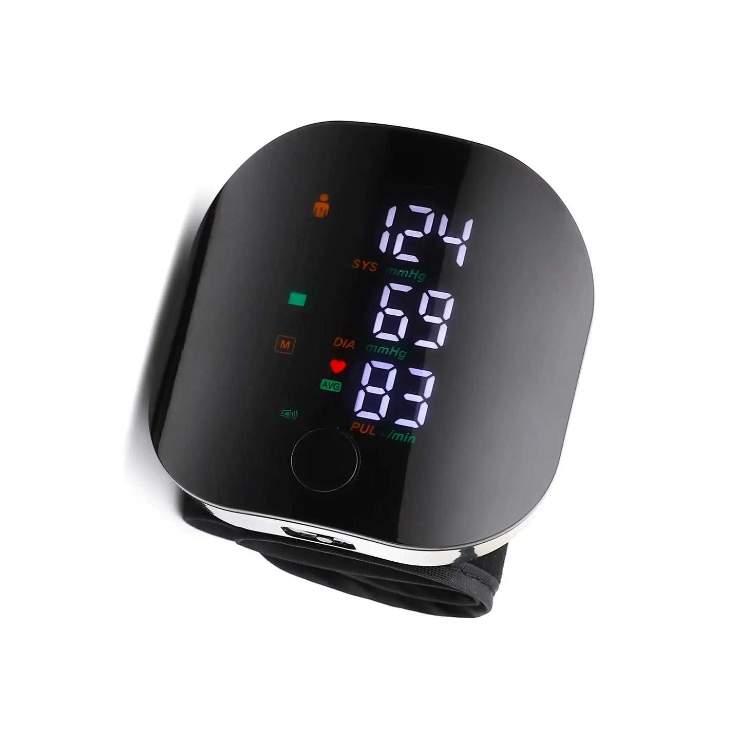 🖤 LINGKUN Wrist Blood Pressure Monitor,
LED Display | Fast Measurement | Digital Tensiometer | Heart Rate | USB Rechargeable