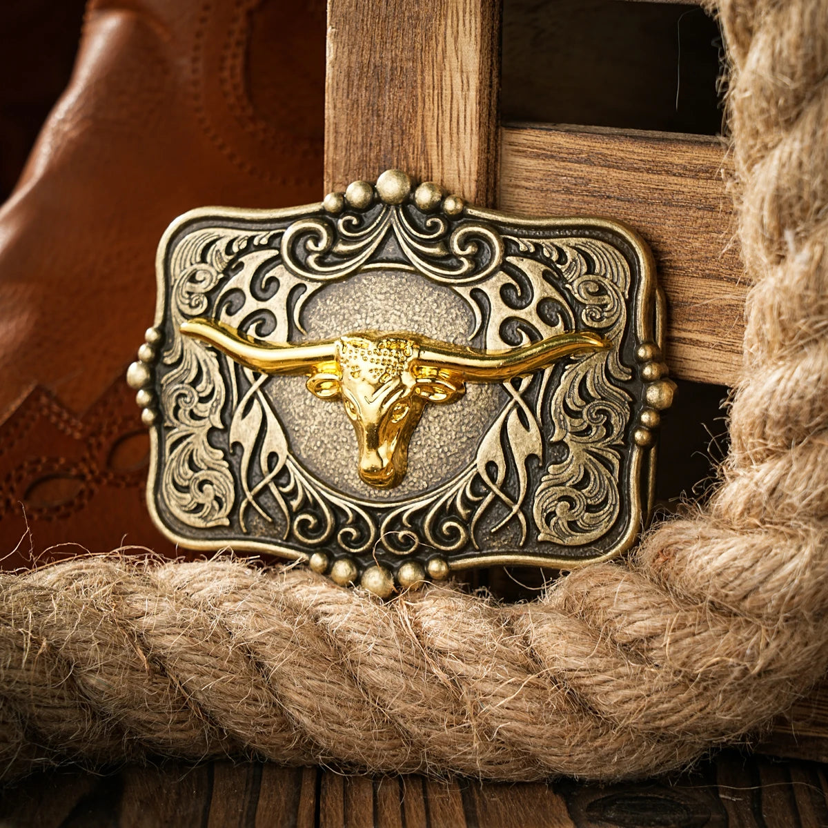 Western style plate buckle belt metal buckle one belt buckle