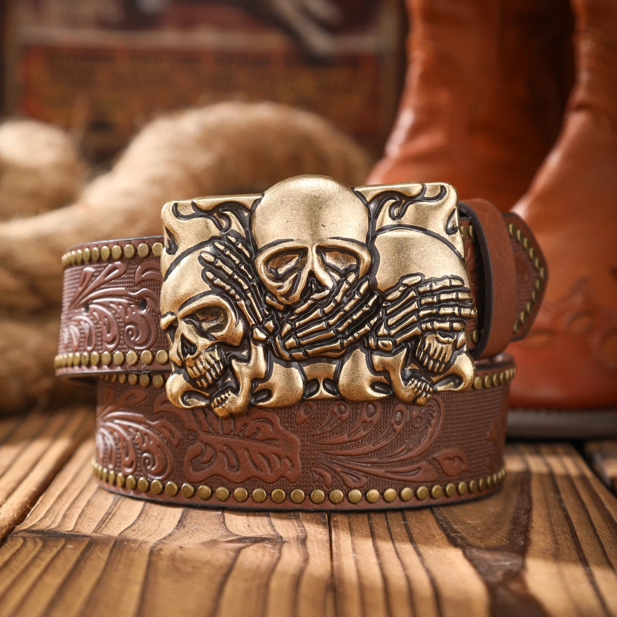 Vintage meets fashion! Alloy buckle PU belt, suitable for both men and women, to create a personalized Western style
