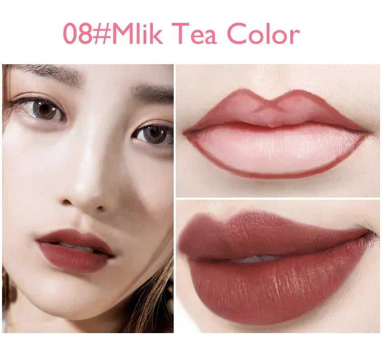 YALAIYI 13-Color Lip Liner Pencil Waterproof Colorfast Easy for Beginners Foggy Matte Long-Lasting Lip Makeup Pen