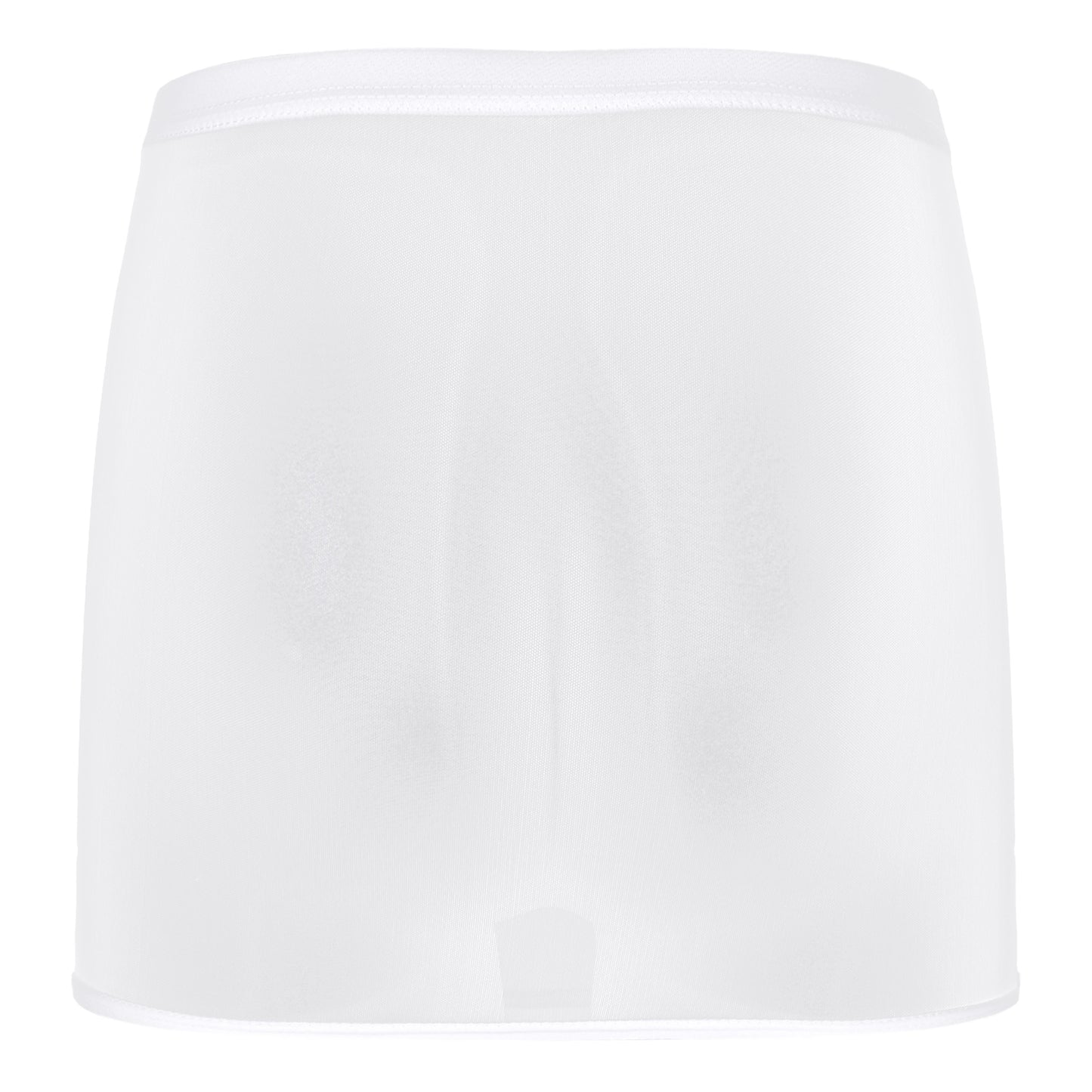 Women Sexy Night Club Pencil Skirts Solid Low Rise Stretchy Transparent Temptation Mini Micro Skirt Tight Package Hip Underskirt