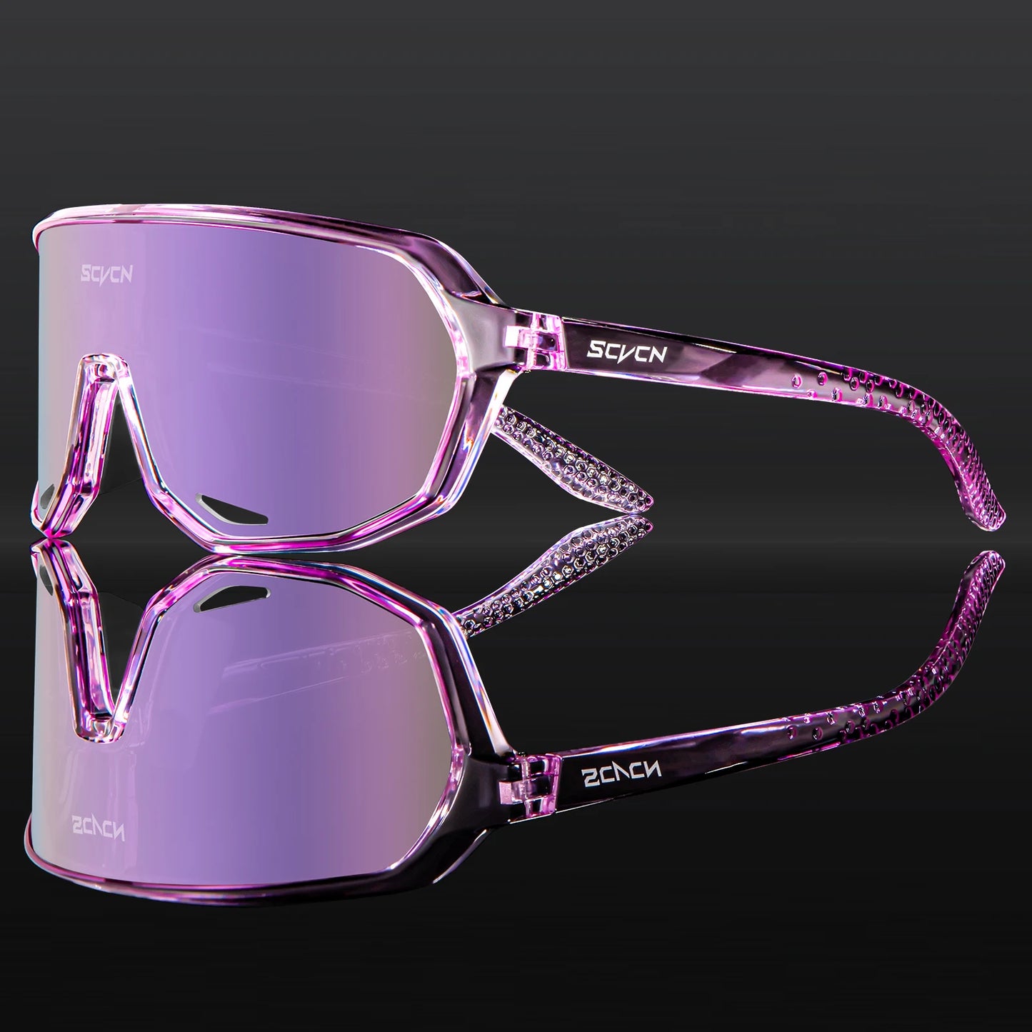 SCVCN Men Bike Photochromic Glasses Cycling Sunglasses for Women Sports Running MTB Biking Eyewear Road Mountain Bicycle Goggle