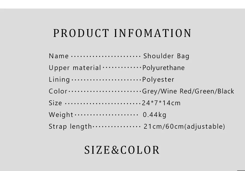 Women’s Classic PU Leather Tote Handbag – Retro Luxury Design