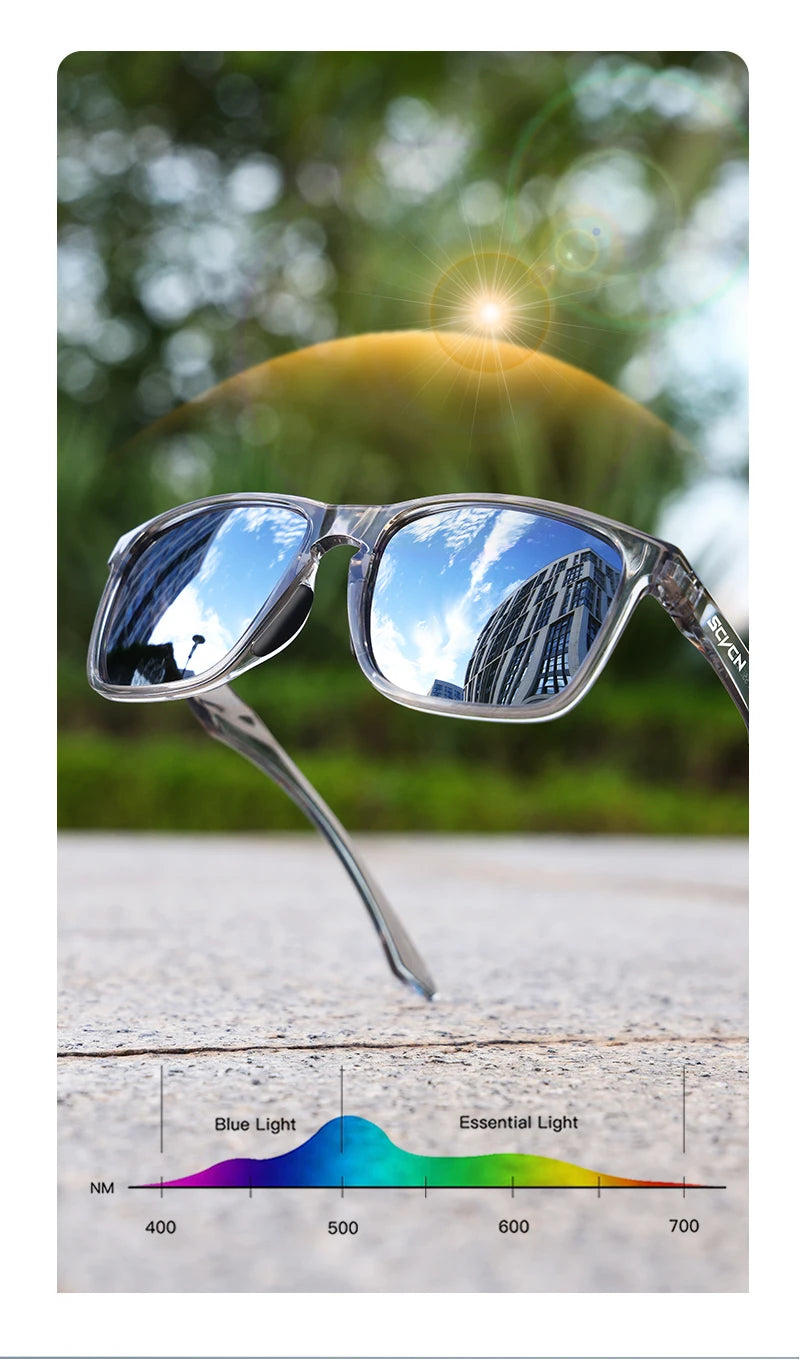 SCVCN Polarized Sunglasses Men MTB Cycling Glasses Outdoor Sports Bike UV400 Goggles Women Fishing Bicycle Cycling Glasses New