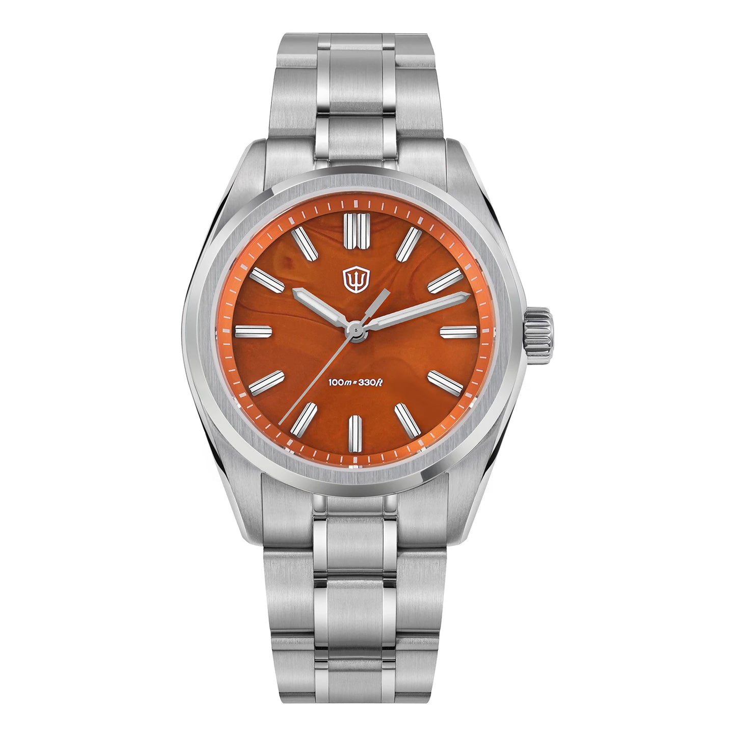 Watchdives WD0003B Original Design Aventurine Dial Men Watch VH31 Sweep Seconds Quartz Movement 36mm Watches Luminous Waterproof