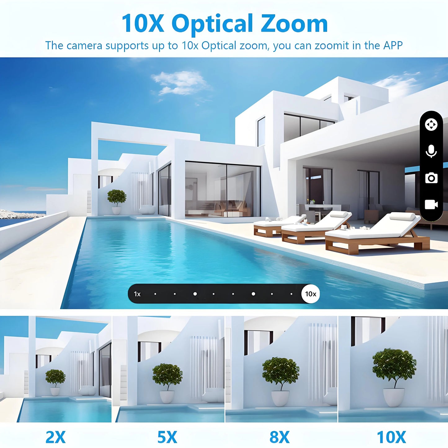 10x Zoom 4G SIM Solar Camera Outdoor 6K 12MP Three Lens HD Night Vision IP Surveillance Camera Security Protection PTZ CCTV Cam